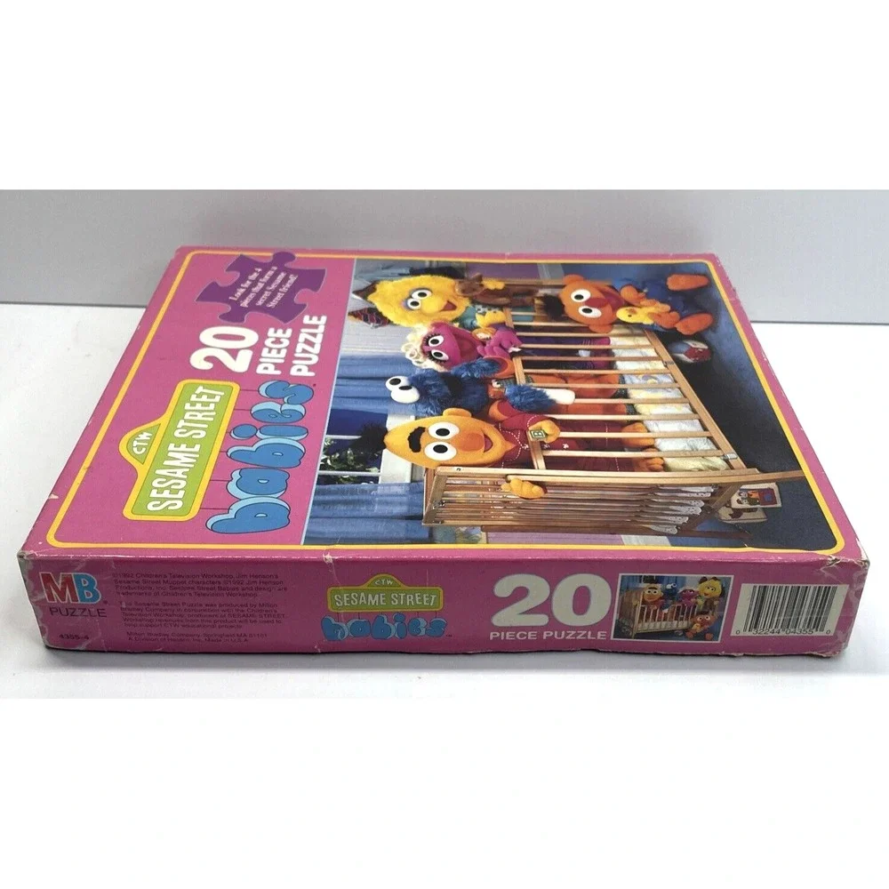 Vintage Sesame Street Babies 20 piece puzzle Milton Bradley MB 1992